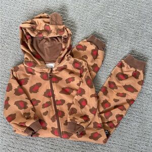 Rags Leopard Hoodie Onesie